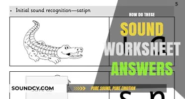 Mastering Sound Recognition: How Do These Sound Worksheet Answers Explained