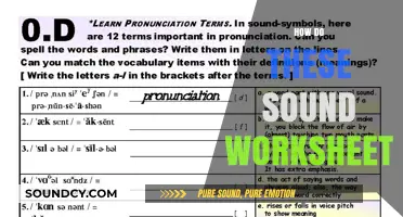 Mastering Pronunciation: Effective Strategies for Using Sound Worksheets
