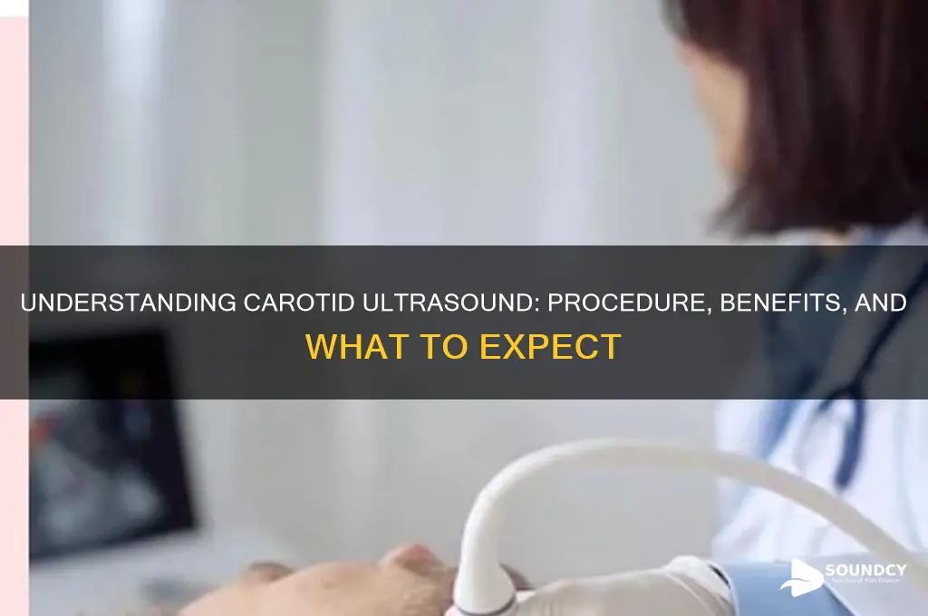 how do they do an ultra sound on caroid