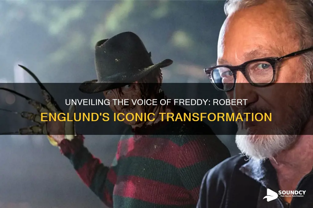 how do they make robert englund sound like freedy
