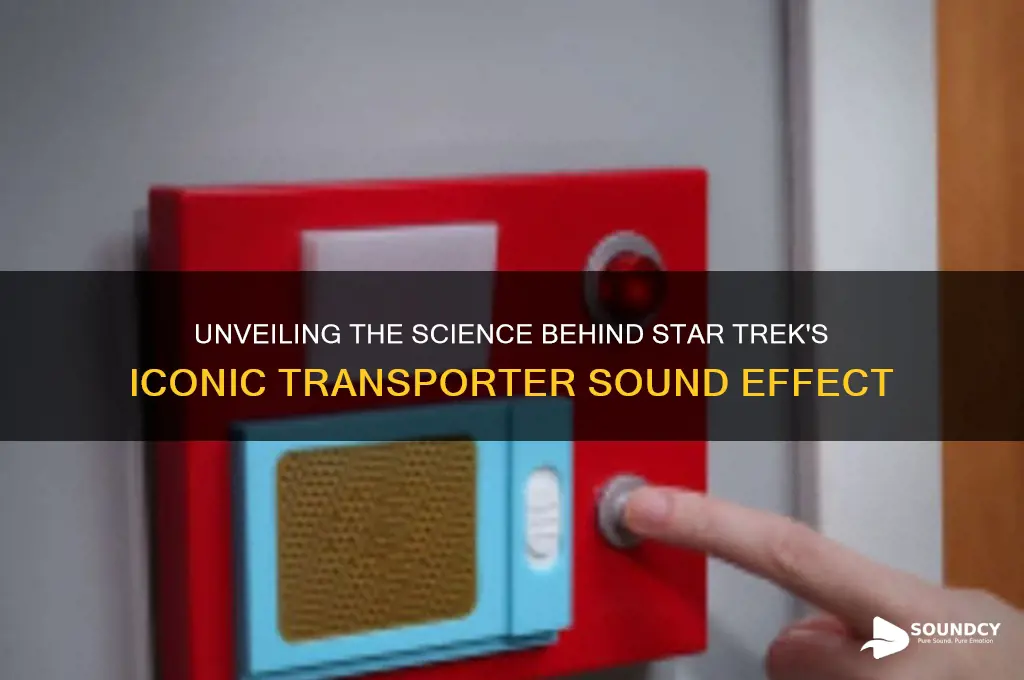 how do they make the star trek transporter sound