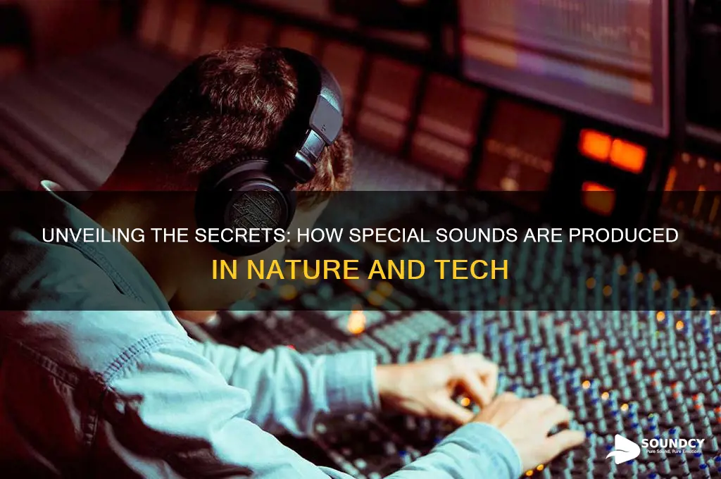 how do they produce special sounds