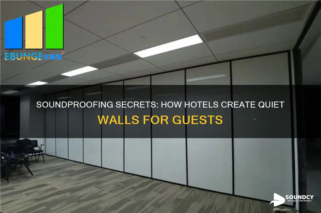 how do they sound proof walls in a hotel