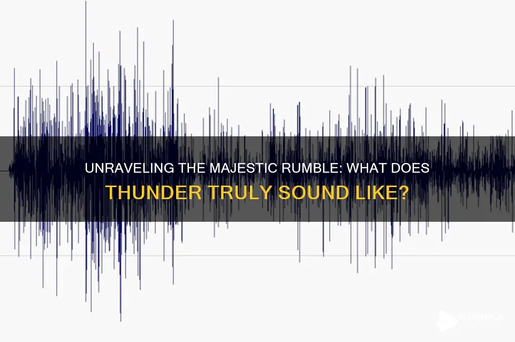how do thunder sound like