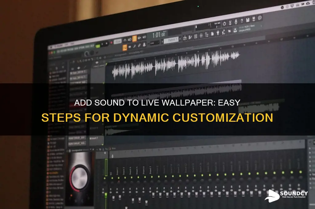 how do u put sound on a live wallpaper