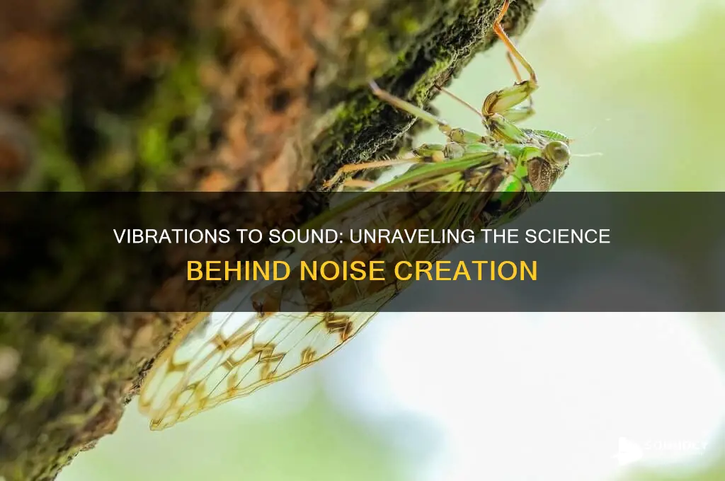 how do vibrating objects produce sound