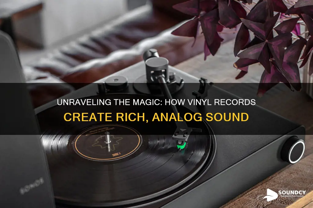 how do vinyls produce sound