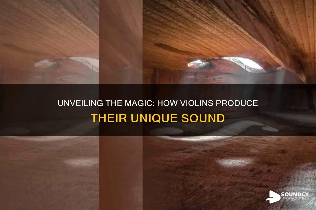 how do violin make sound