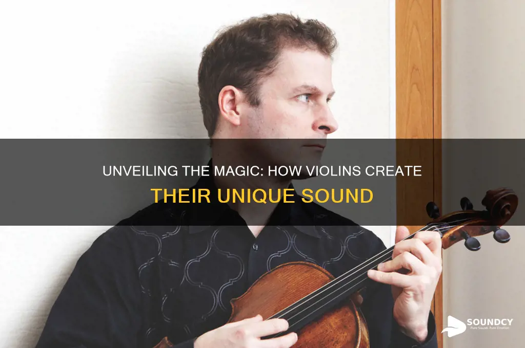 how do violins make sound