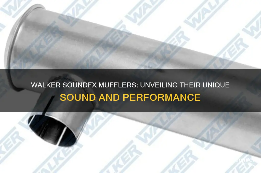how do walker soundfx mufflers sound