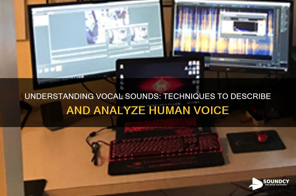 how do we describe vocal sounds