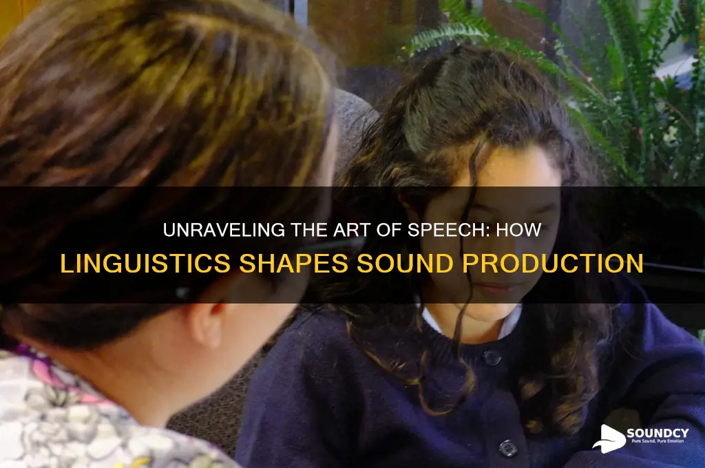 how do we produce sounds lingustics