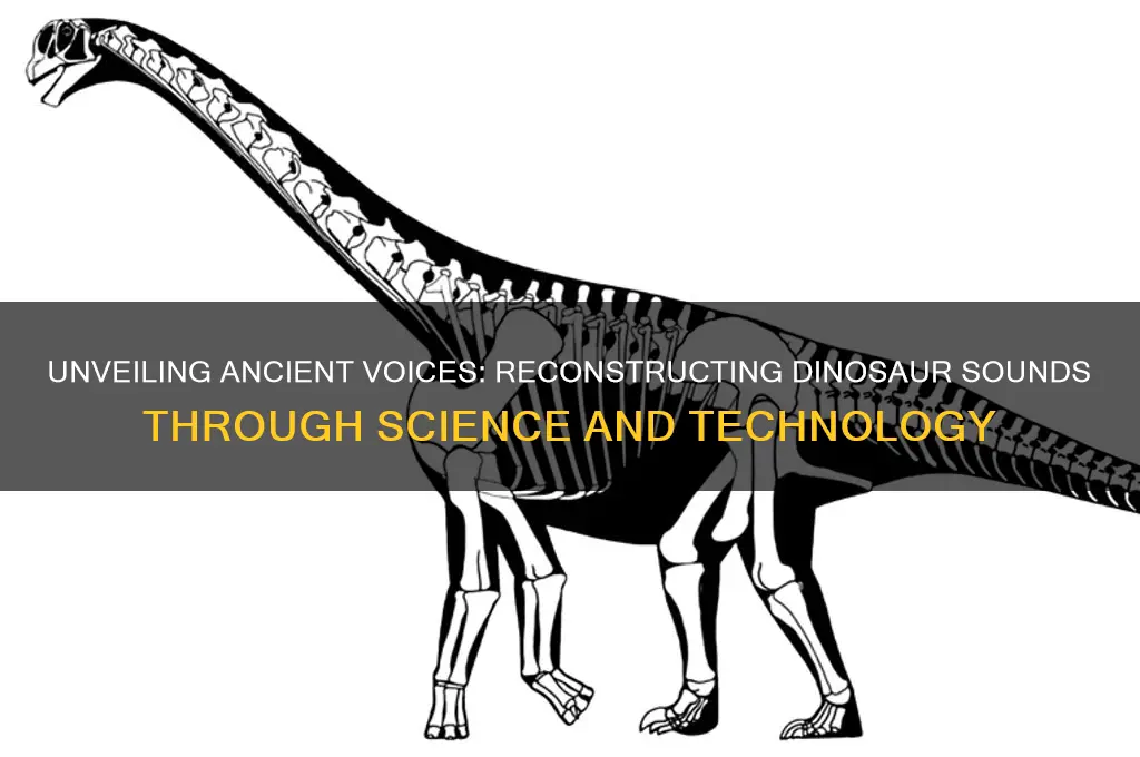how do we reconstruct dinosaur sounds