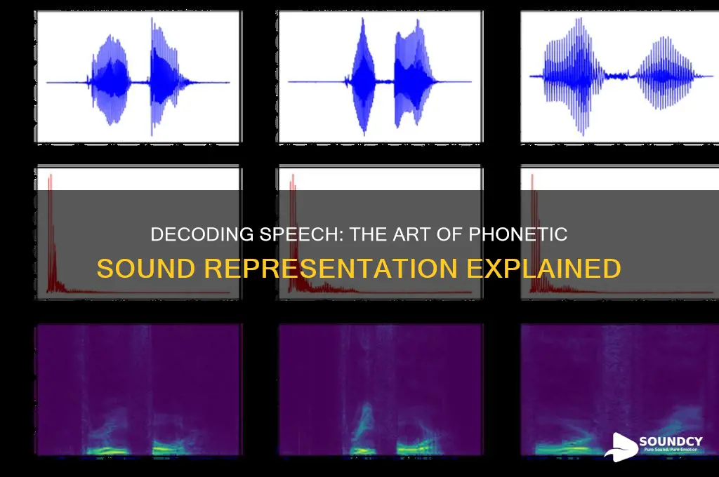 how do we represent sound phonetically