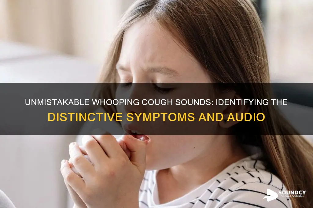 how do whooping cough sound