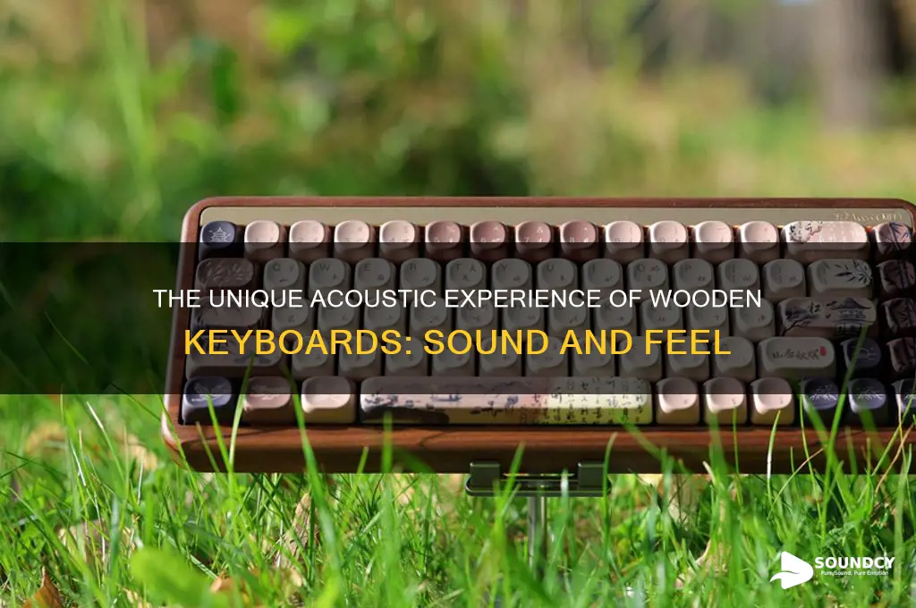how do wooden keyboards sound