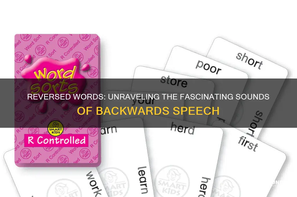 how do words sound when reversed