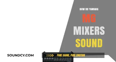 Yamaha MG Mixers: Unveiling Their Signature Sound Quality and Performance