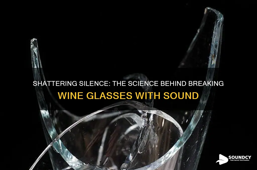 how do you break a wine glass with sound
