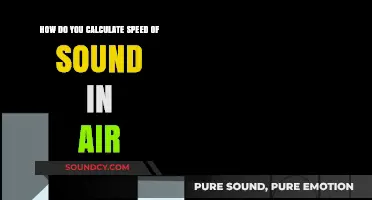 Calculating Sound Speed in Air: A Simple Step-by-Step Guide