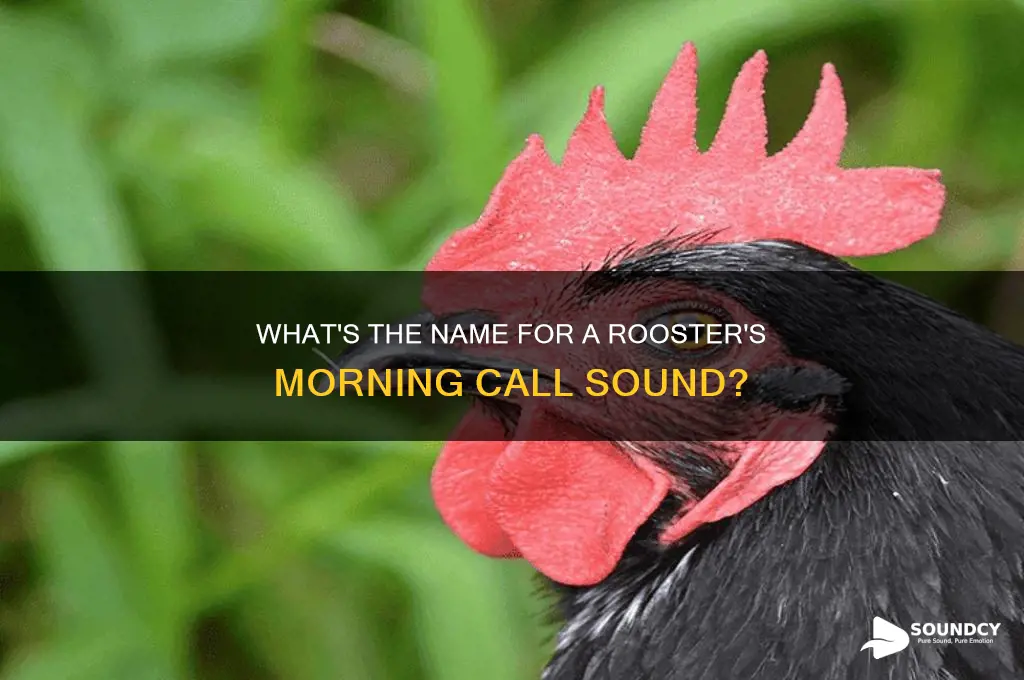 how do you call the sound a rooster makes