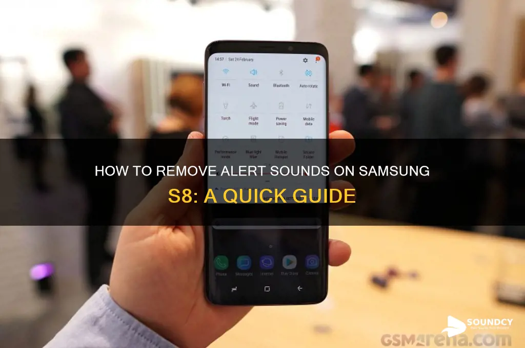 how do you delete alert sounds on samsung s8