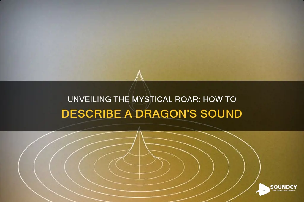 how do you describe the sound a dragon makes