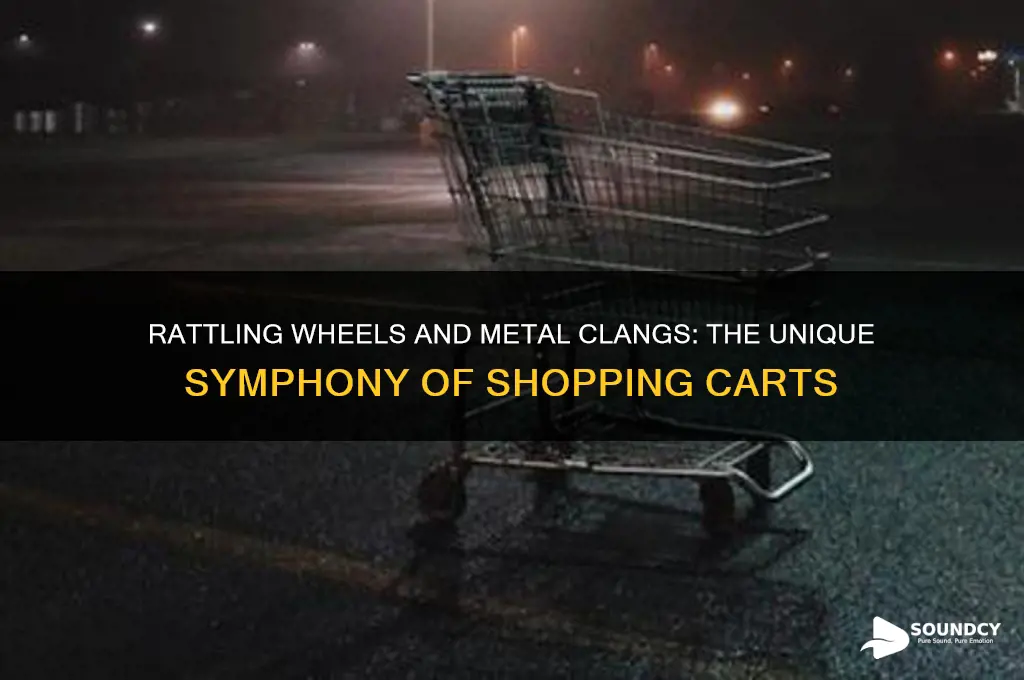 how do you describe the sound of shopping carts