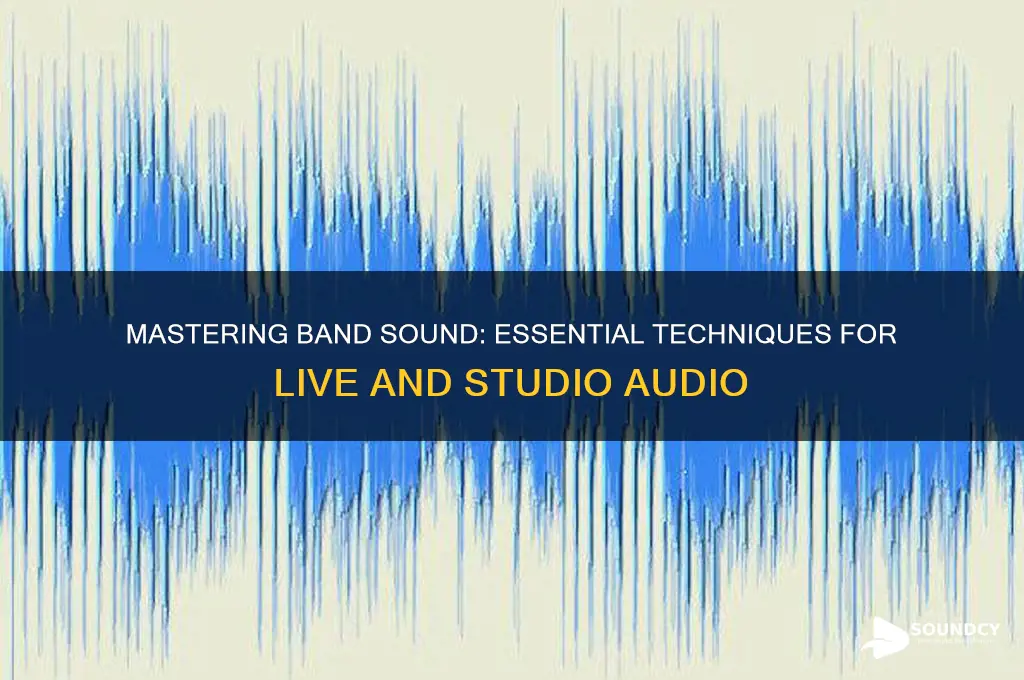 how do you do the sound for a band