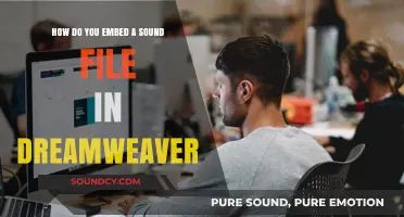 Embedding Sound Files in Dreamweaver: A Step-by-Step Guide