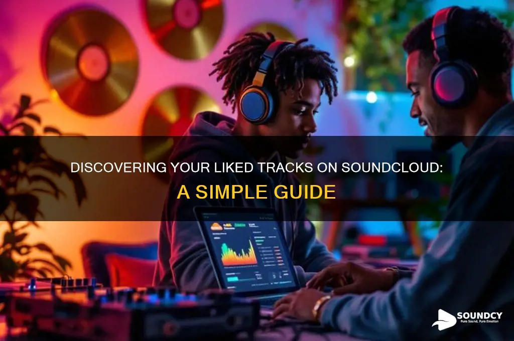 how do you find liked track on sound clooud