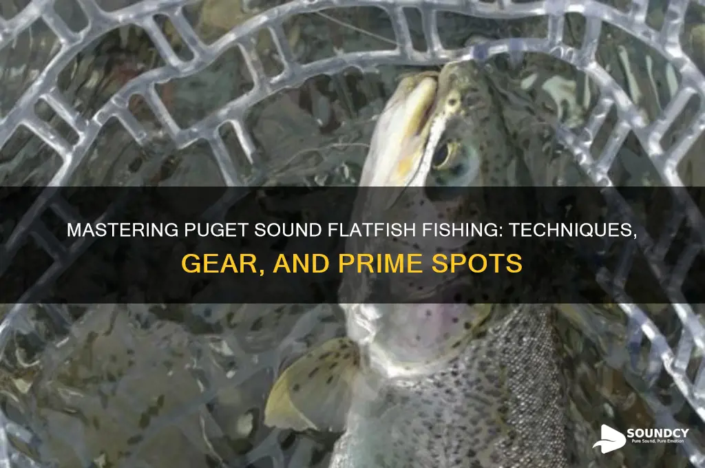 how do you fish for flatfish in puget sound
