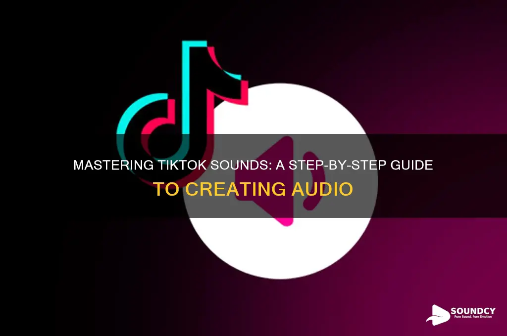 how do you make a sound on tik-tok