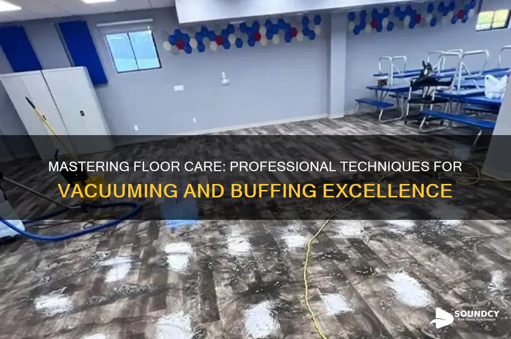 how do you make vacuuming and buffing sound proffessional