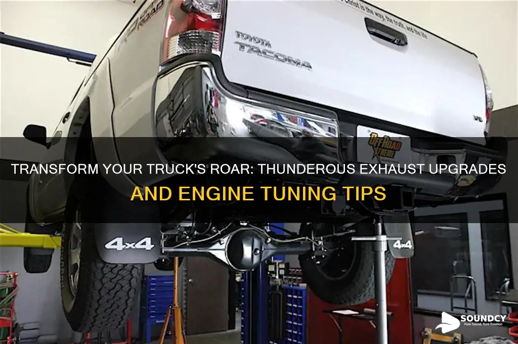 how do you make your truck sound like thunder