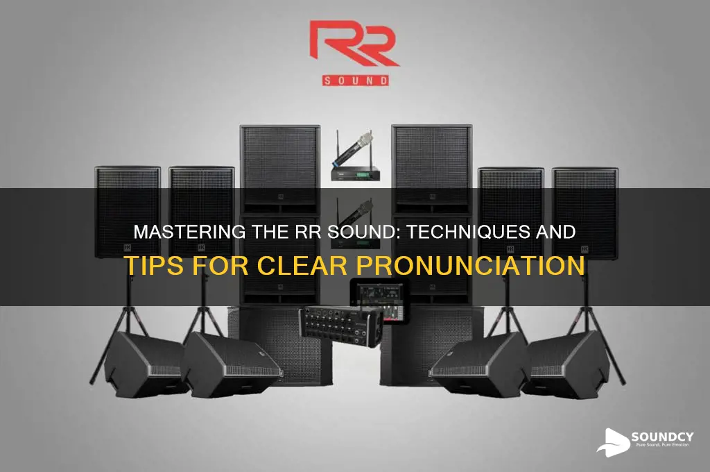 how do you makethe rr sound