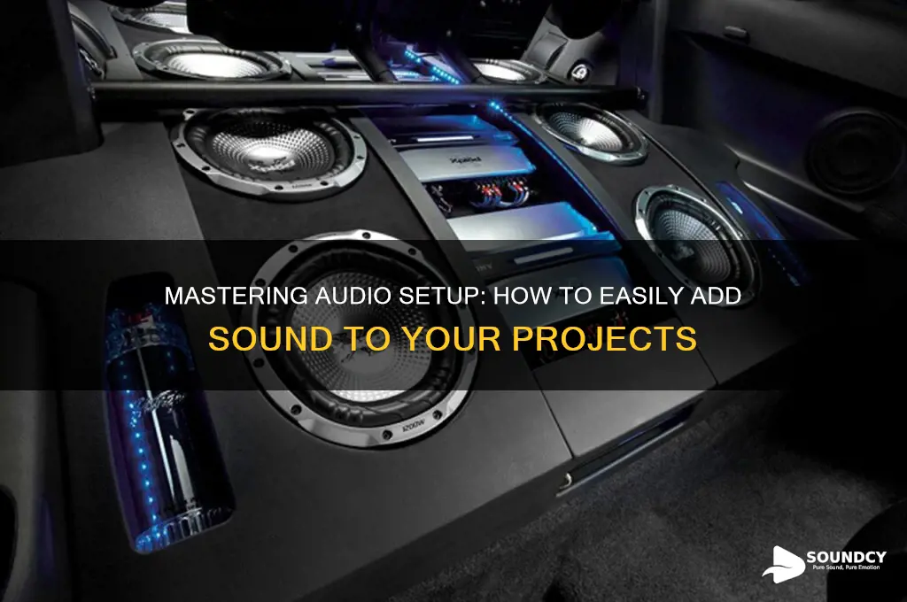 how do you put sound on