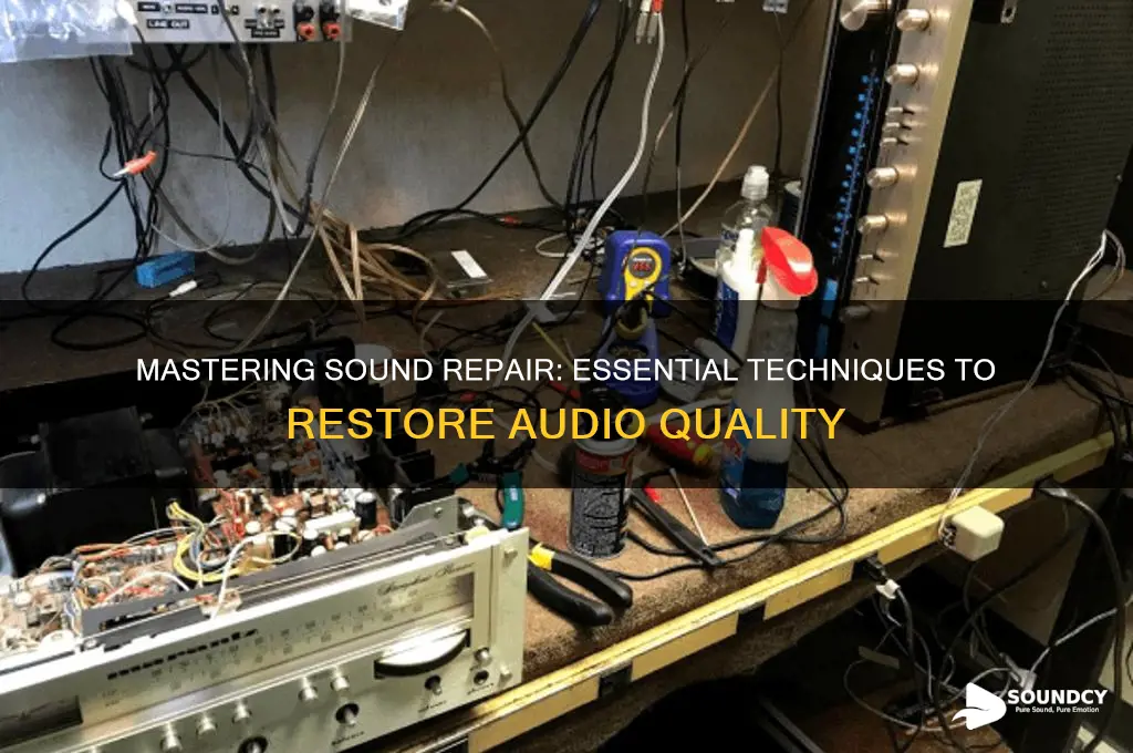 how do you repair sound