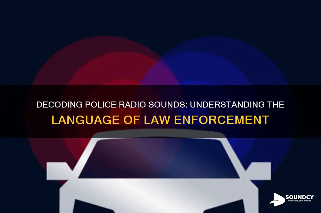 how do you say when the police radio sounds
