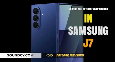 Customize Your Samsung J7: Setting Calendar Sounds Made Easy