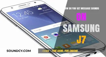 Customize Your Samsung J7: A Guide to Setting Message Sounds