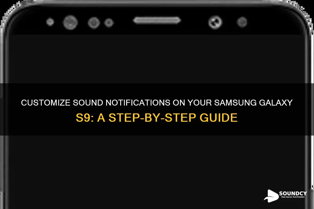 how do you set sound notifications for samsung 9