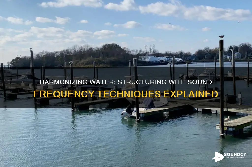 how do you structure water with a sound frequency