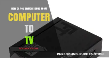 Switch Sound from Computer to TV: Easy Step-by-Step Guide