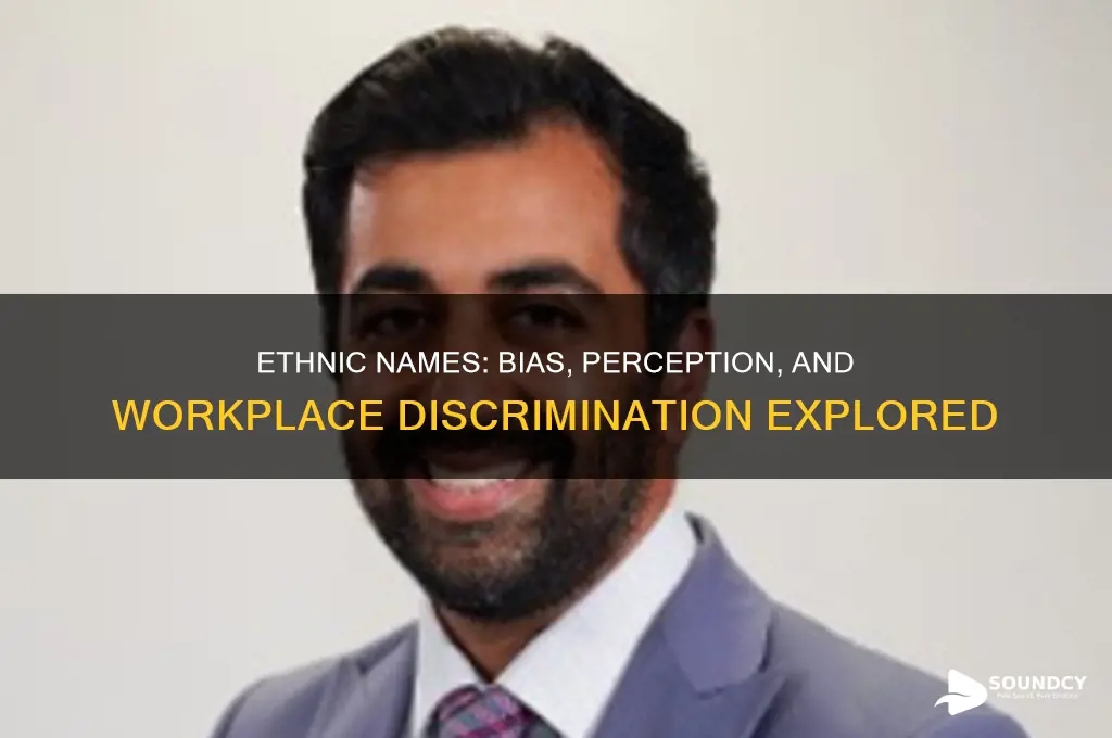 how do you think ethnic sounding names are treated