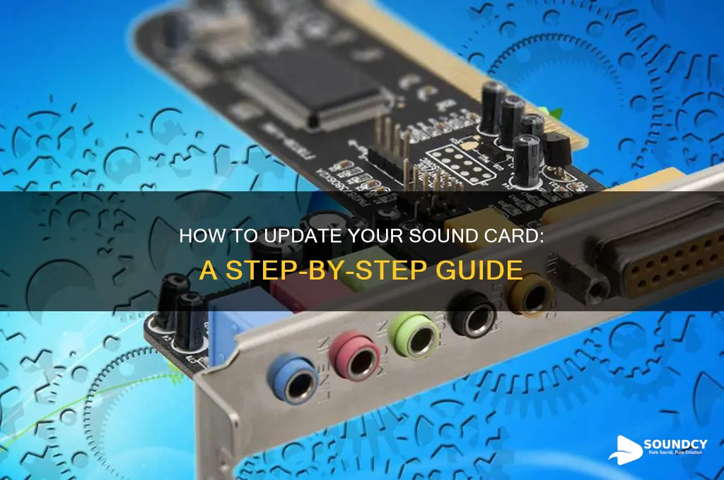 how do you update sound cared