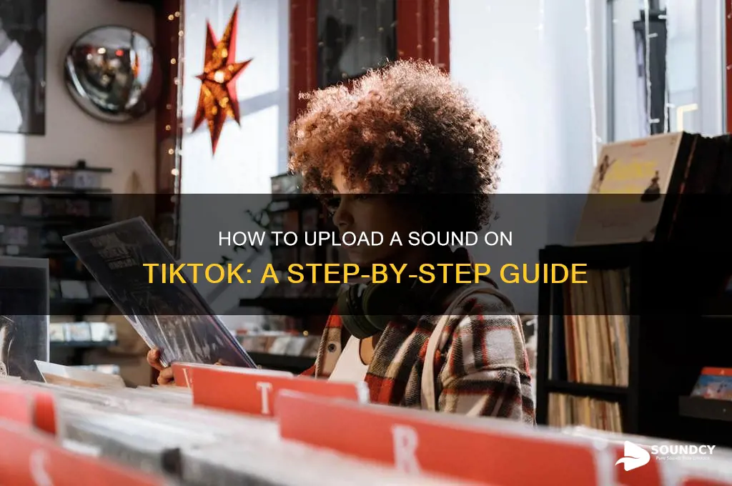 how do you upload a sound into tick tock