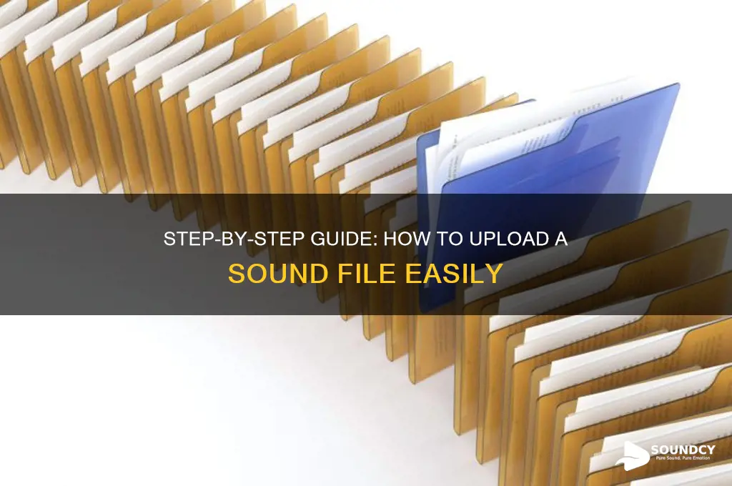 how do you upload a sound