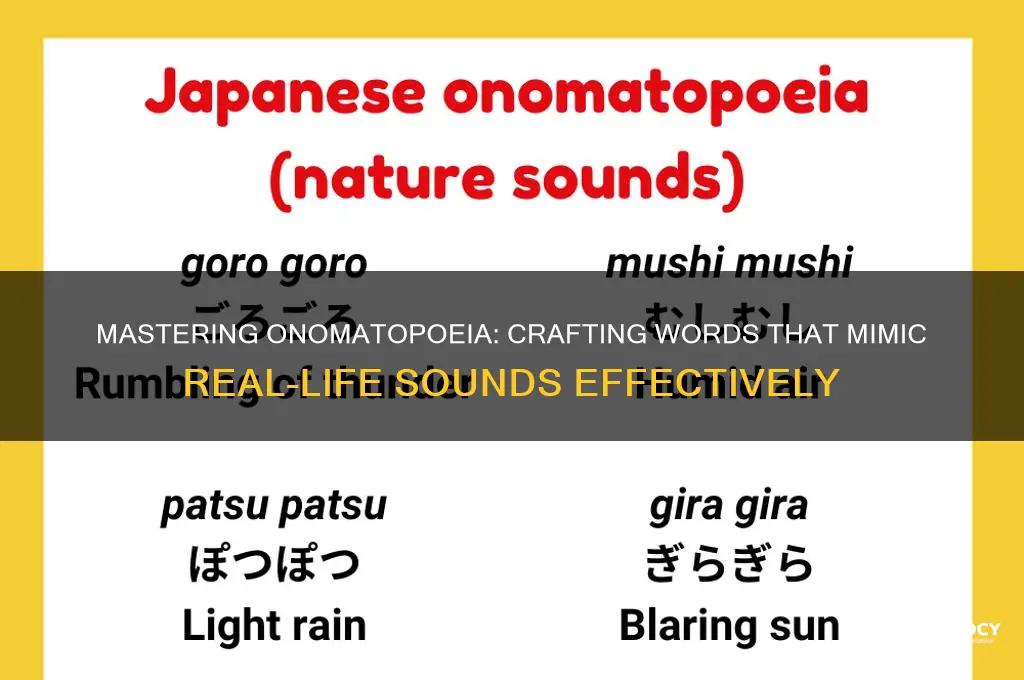 how do you write a sound