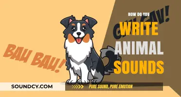 Crafting Animal Sounds: A Creative Guide to Writing Onomatopoeia